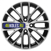 Khomen Wheels 6x15/4x100 ET40 D60,1 KHW1506 (Logan) Black-FP
