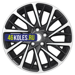 Khomen Wheels 7,5x18/5x112 ET39 D66,6 KHW1804 (Audi A4/A6) Black-FP