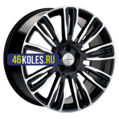 Khomen Wheels 8,5x20/5x108 ET45 D63,4 KHW2004 (Velar) Black-FP