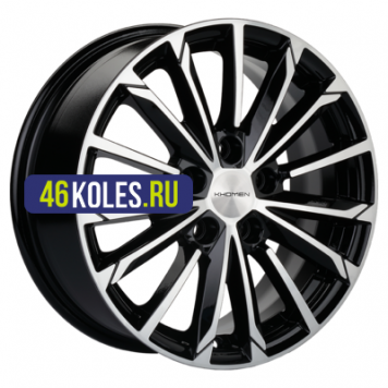 Khomen Wheels 6,5x16/5x114,3 ET44 D67,1 KHW1611 (Huyndai/Kia) Black-FP