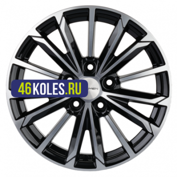 Khomen Wheels 6,5x16/5x114,3 ET45 D67,1 KHW1611 (Huyndai/Mazda) Black-FP