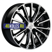 Khomen Wheels 6,5x16/5x112 ET50 D57,1 KHW1611 (Octavia/Golf/Jetta) Black-FP