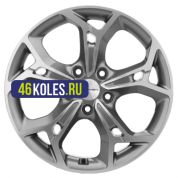 Khomen Wheels 7x17/5x114,3 ET48,5 D67,1 KHW1702 (Sportage) Gray-FP