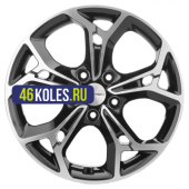 Khomen Wheels 7x17/5x114,3 ET40 D66,1 KHW1702 (Qashqai) Black-FP