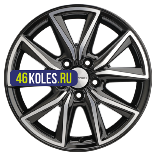 Khomen Wheels 7x17/5x114,3 ET39 D60,1 KHW1706 (RAV4) Black-FP