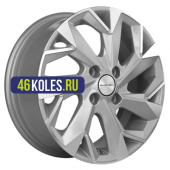 Khomen Wheels 5,5x14/4x100 ET38 D67,1 KHW1402 (Accent/Getz/i20) F-Silver-FP