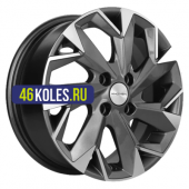 Khomen Wheels 5,5x14/4x100 ET38 D67,1 KHW1402 (Accent/Getz/i20) Gray-FP