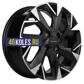 Khomen Wheels 5,5x14/4x100 ET43 D67,1 KHW1402 (Solaris/Logan/Rio) Black-FP