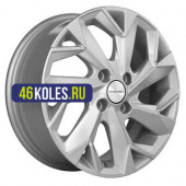 Khomen Wheels 5,5x14/4x100 ET43 D67,1 KHW1402 (Solaris/Logan/Rio) F-Silver
