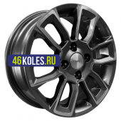 Khomen Wheels 5,5x14/4x100 ET45 D56,1 KHW1406 (Honda Civic) Gray-FP