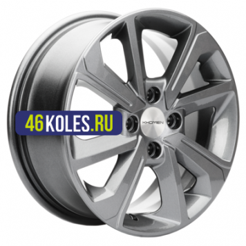Khomen Wheels 6x15/4x98 ET36 D58,6 KHW1501 (Lada Granta) Gray