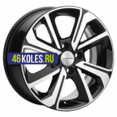 Khomen Wheels 6x15/4x100 ET40 D60,1 KHW1501 (Logan/Sandero/Xray) Black-FP