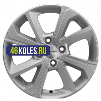 Khomen Wheels 6x15/4x100 ET50 D60,1 KHW1501 (Vesta до 2024г.) F-Silver