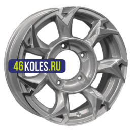 Khomen Wheels 5,5x15/5x139,7 ET5 D108,1 KHW1505 (Jimny) F-Silver-FP