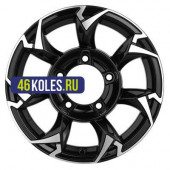 Khomen Wheels 5,5x15/5x139,7 ET5 D98,5 KHW1505 (Lada NIVA 4x4) Black-FP