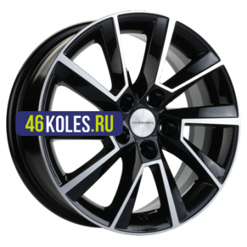 Khomen Wheels 6x15/5x100 ET38 D57,1 KHW1507 (Rapid/Fabia) Black-FP