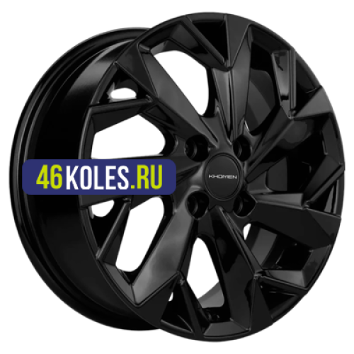 Khomen Wheels 6x15/4x100 ET40 D60,1 KHW1508 (Logan/Sandero) Black