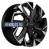 Khomen Wheels 6x15/4x100 ET40 D60,1 KHW1508 (Logan/Sandero) Black-FP