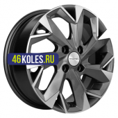 Khomen Wheels 6x15/4x100 ET40 D60,1 KHW1508 (Logan/Sandero) Gray-FP