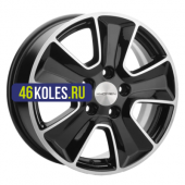 Khomen Wheels 6,5x16/5x114,3 ET45 D54,1 KHW1601 (Geely Atlas Pro) Black-FP