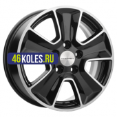 Khomen Wheels 6,5x16/5x114,3 ET46 D67,1 KHW1601 (Mitsubishi) Black-FP