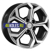 Khomen Wheels 6,5x16/5x114,3 ET46 D67,1 KHW1606 (Mitsubishi) Gray-FP
