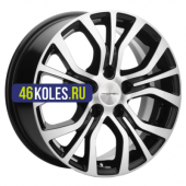 Khomen Wheels 6,5x16/5x114,3 ET38 D60,1 KHW1608 (Alphard) Black-FP