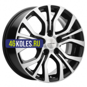 Khomen Wheels 6,5x16/5x110 ET45 D67,1 KHW1608 (DFM 580) Black-FP