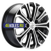 Khomen Wheels 6,5x16/5x108 ET45 D60,1 KHW1610 (Chery Tiggo 3/Tiggo 3 Pro) Black-FP