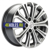 Khomen Wheels 6,5x16/5x108 ET45 D60,1 KHW1610 (Chery Tiggo 3/Tiggo 3 Pro) Gray-FP