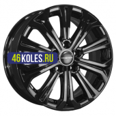 Khomen Wheels 6,5x16/5x114,3 ET45 D60,1 KHW1610 (Toyota/Suzuki) Black