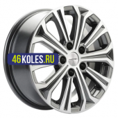 Khomen Wheels 6,5x16/5x114,3 ET45 D60,1 KHW1610 (Toyota/Suzuki) Gray-FP