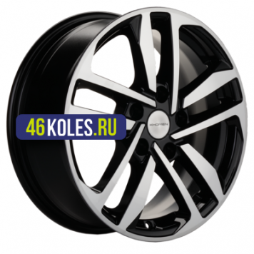 Khomen Wheels 6,5x16/5x114,3 ET45 D60,1 KHW1612 (Toyota/Suzuki) Black-FP