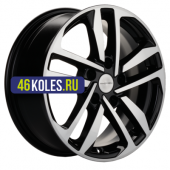 Khomen Wheels 6,5x16/5x114,3 ET41 D64,1 KHW1612 (Civic) Black-FP