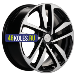 Khomen Wheels 6,5x16/5x114,3 ET45 D67,1 KHW1612 (Huyndai/Mazda) Black-FP