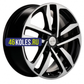 Khomen Wheels 6,5x16/5x100 ET39 D57,1 KHW1612 (Polo) Black-FP