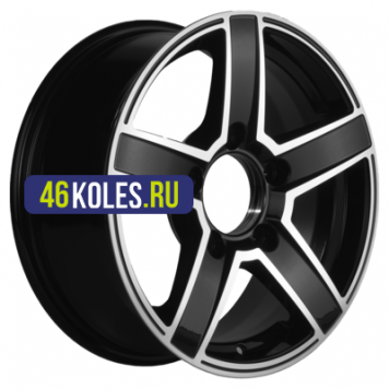 Khomen Wheels 6,5x16/5x139,7 ET35 D98,5 KHW1614 (Niva 4x4 Bronto) Black-FP