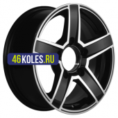Khomen Wheels 6,5x16/5x139,7 ET40 D98,5 KHW1614 (Niva 4x4) Black-FP