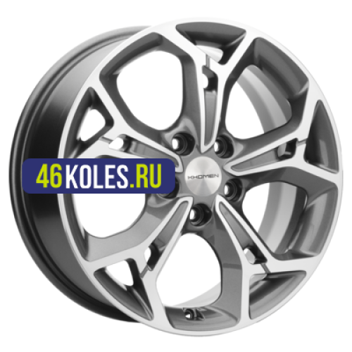Khomen Wheels 7x17/5x110 ET46 D63,3 KHW1702 (Changan CS35/CS35 Pro) Gray-FP