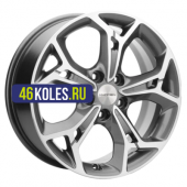 Khomen Wheels 7x17/5x114,3 ET50 D67,1 KHW1702 (CX-5/Seltos/Optima) Gray-FP