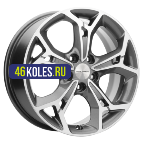 Khomen Wheels 7x17/5x114,3 ET37 D66,5 KHW1702 (Jolion) Gray-FP