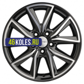 Khomen Wheels 7x17/5x114,3 ET50 D67,1 KHW1706 (CX-5/Seltos/Optima) Black-FP