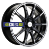 Khomen Wheels 6,5x17/4x100 ET43 D60,1 KHW1707 (Lada Vesta Cross) Black-FP