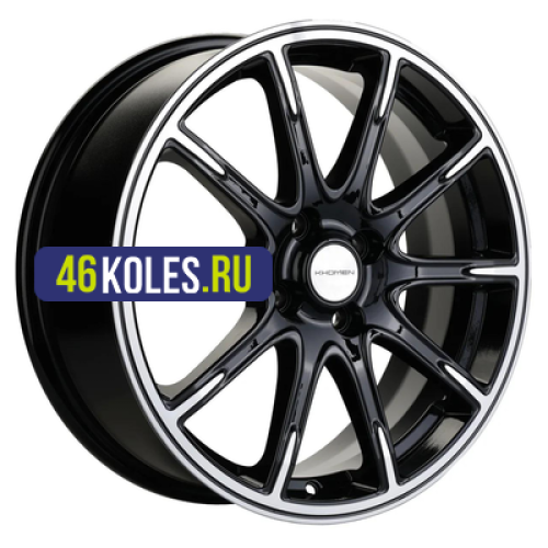Khomen Wheels 6,5x17/4x100 ET43 D60,1 KHW1707 (Lada Vesta Cross) Black-FP