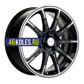 Khomen Wheels 6,5x17/4x100 ET50 D60,1 KHW1707 (Lada Vesta) Black-FP