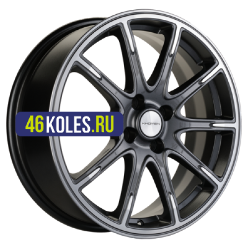 Khomen Wheels 6,5x17/4x100 ET50 D60,1 KHW1707 (Lada Vesta) Gray-FP