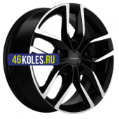 Khomen Wheels 6,5x17/5x114,3 ET45 D54,1 KHW1708 (Geely Coolray) Black-FP