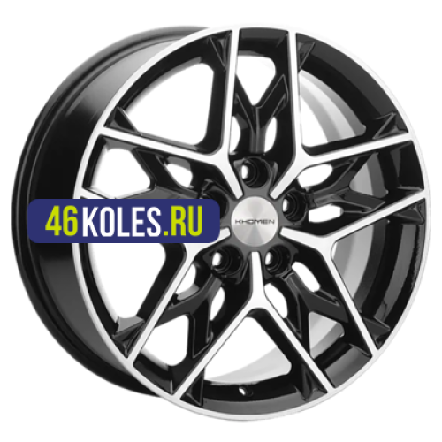Khomen Wheels 7x17/5x114,3 ET40 D57,1 KHW1709 (Besturn X40) Black-FP