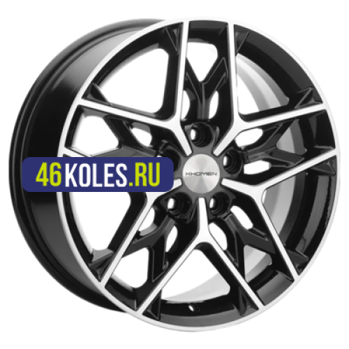 Khomen Wheels 7x17/5x108 ET45 D60,1 KHW1709 (Chery Tiggo 3/Tiggo 3 Pro) Black-FP