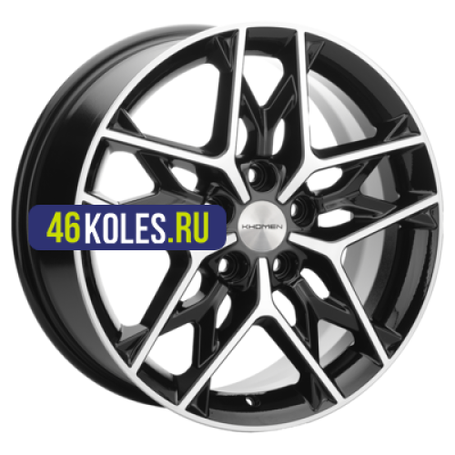 Khomen Wheels 7x17/5x110 ET45 D67,1 KHW1709 (DFM580) Black-FP
